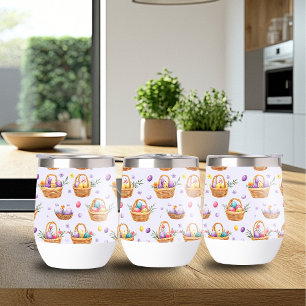 Trendy Oaster Pattern Wine Tumbler