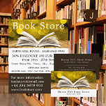 Trendy Open Book, Book Store Werbung Flyer<br><div class="desc">Trendy Open Book,  Book Store Werbung Flyer von der Business Card Store.</div>