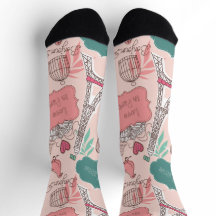 Trendy Paris Eifell Tower Tours Socks