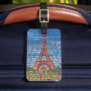 Trendy Paris Frankreich Eiffel Tower Luggage Tags Gepäckanhänger