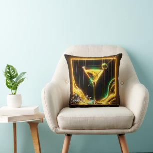 Trendy Party Time Neon Personalisiert Kissen