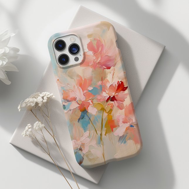 Trendy Pastel Blume Abstrakt Case-Mate iPhone 14 Pro Max Hülle (Von Creator hochgeladen)