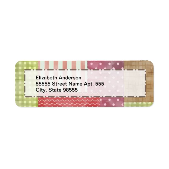 Trendy Patchwork Quilt (Vorne)