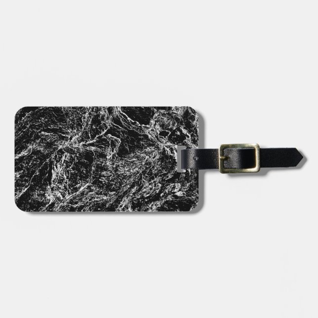 Trendy Pattern - Personalisiert Gepäckanhänger (Vorderseite horizontal)
