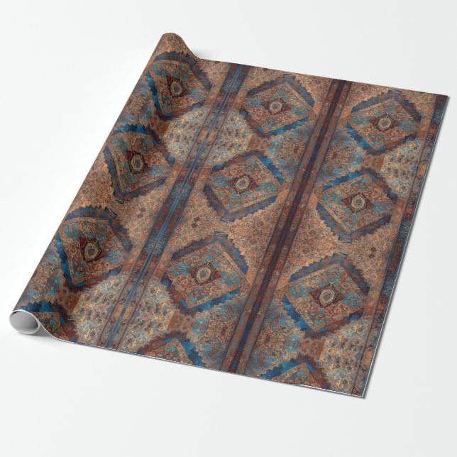 Trendy Persian Beautiful Old Pattern Collection Geschenkpapier (Ungerollt)