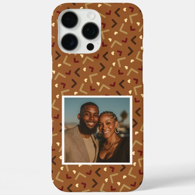 Trendy Personal Gifts Memphis Print  iPhone 16 Pro Max Hülle (Rückseite)
