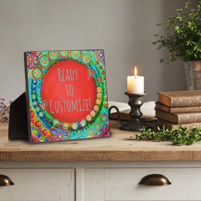 Trendy Personalisiert Name Quote Fun Inspirivity Fotoplatte (Von Creator hochgeladen)