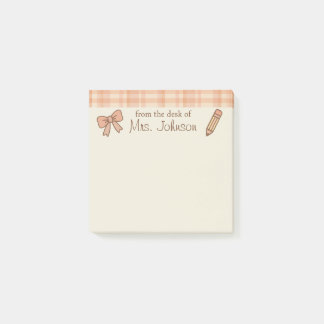 Trendy Personalisiert Teacher Post-It Notes with B Post-it Klebezettel
