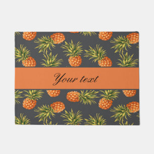 Trendy personalisierte Ananas Fußmatte