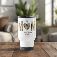 Trendy personalisierte Foto-MUTTER-Herz-Reisebeche