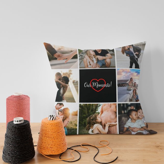Trendy Photo Collage  Kissen (Von Creator hochgeladen)