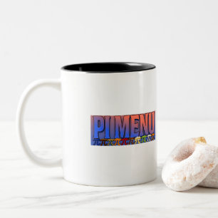 Trendy Pi-Menü-Kaffeetasse – Lustiges Mathe-Humor- Zweifarbige Tasse