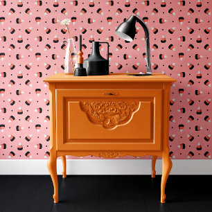 Trendy Pink Candy Mais Halloween Tapete