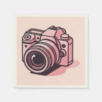 Trendy Pink DSLR-Kamera Fotografie Personalisiert