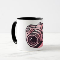 Trendy Pink DSLR-Kamera Fotografie Personalisiert