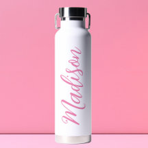 Trendy Pink Girls Name Handgeschriebenes Skript be