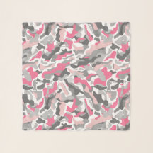 Trendy Pink Grau Camouflage