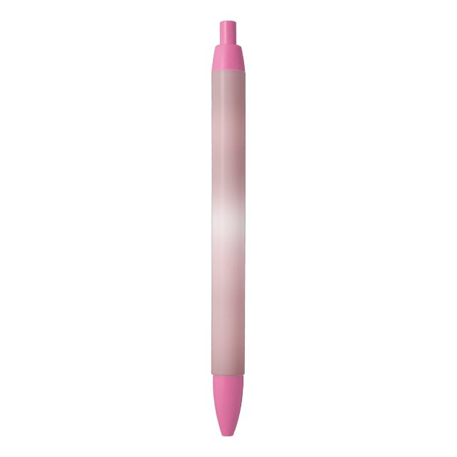 Trendy Pink Rose Gold Moderne elegante Vorlage Kugelschreiber (Vorderseite Vertikal)