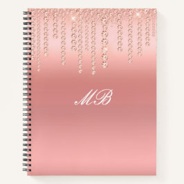 Trendy Pink Spiral Notebook Notizbuch