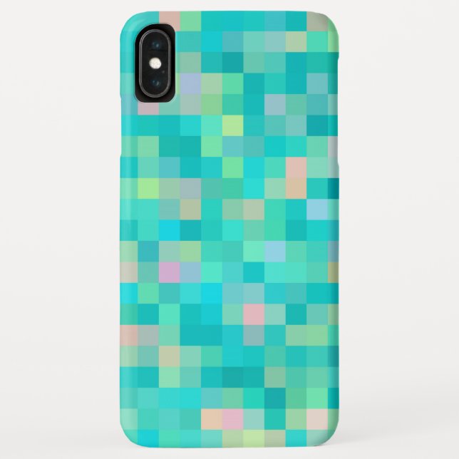 Trendy Pixel Art Multicolor Muster Case-Mate iPhone Hülle (Rückseite)