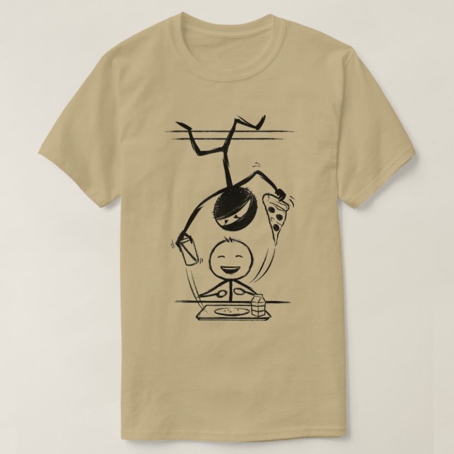 Trendy Pizza Ninja Swoop 33455676 T-Shirt (Design vorne)