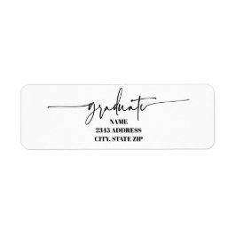 Trendy Popular BUDGET Rücksendeadresse Lable