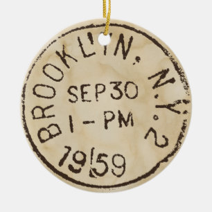 trendy Porto Vintages Brooklyn nyc New York City Keramik Ornament