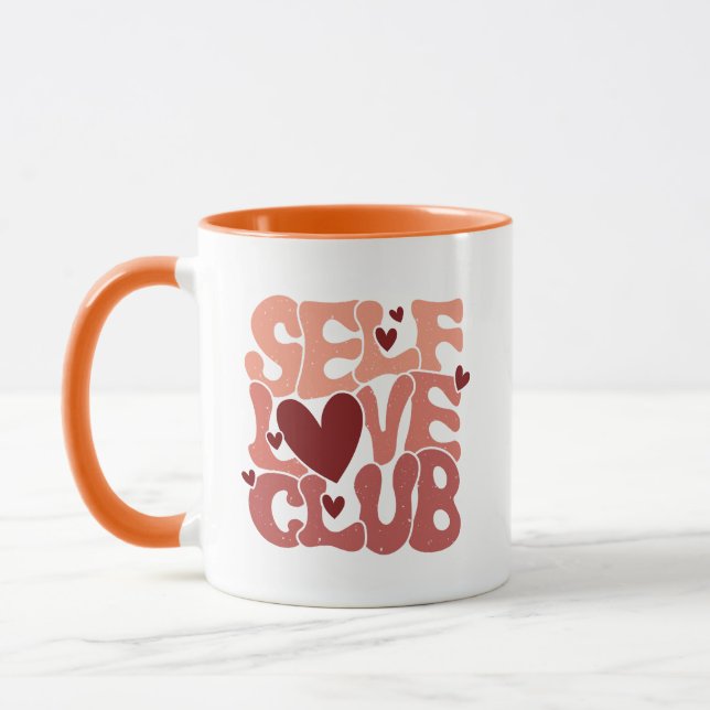 Trendy Positive Affirmation Aesthetic Quote Tasse (Links)
