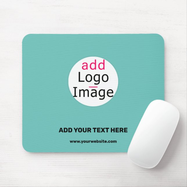 Trendy professional modern customizable fresh mint mousepad (Mit Mouse)