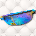 Trendy Rainbow Marble Pattern Bauchtasche<br><div class="desc">Atemberaubende und farbenfrohe Regenbogenfarben mit labradoritfarbenem Foto bilden die perfekte Kulisse für ein einfaches und modernes Design. Das ist eine Nahe eines echten Naturlabradoritsteins mit Blau, lila, Rosa, Gelb und Grün. Diese können für jedes Geschäft oder Individuum genutzt werden oder wären auch perfekt für eine Kristallwerkstatt! Modernes Rainbow Labradorite Crystal...</div>
