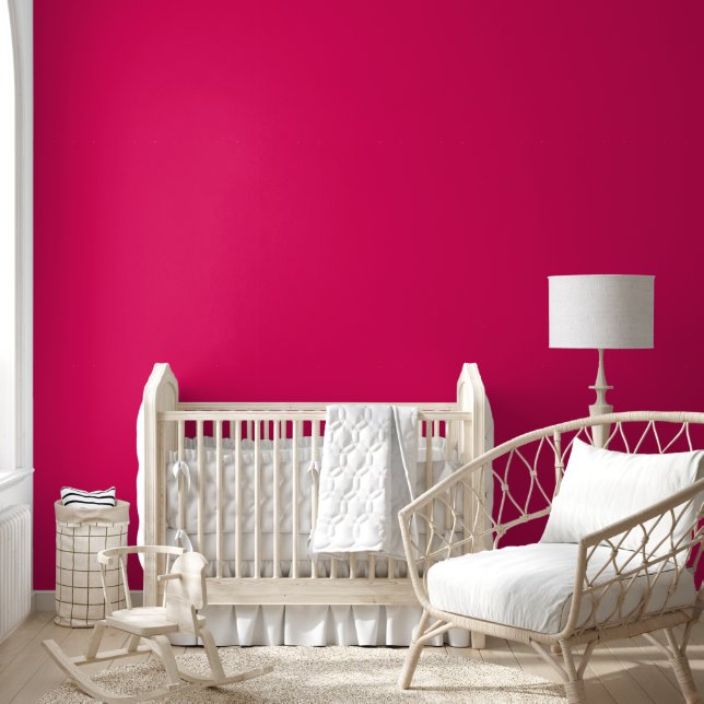 Trendy Raspberry Solid Color | elegant Tapete (Kinder)