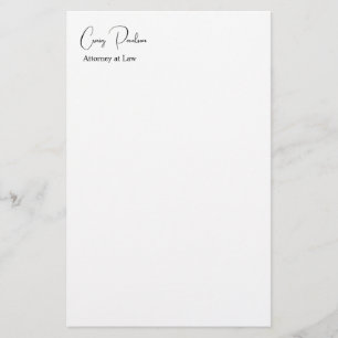 Trendy Rechtsanwältin Einzigartiges Spezialgebiet Briefpapier