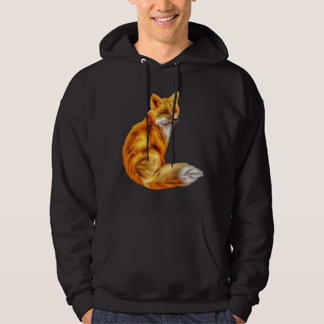 Trendy Red Fox Hoodie (Vorderseite)