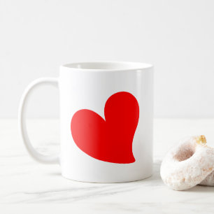 TRENDY RED HEART VALENTINSTAG KAFFEETASSE