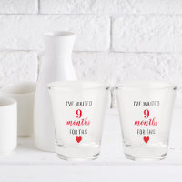Trendy Red Post Pregnancy Funny Zitat