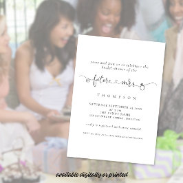 Trendy Ring Heart Future Mrs. Brautparty Einladung