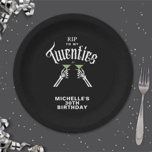 Trendy RIP zu meinem 30. Geburtstag Party Pappteller