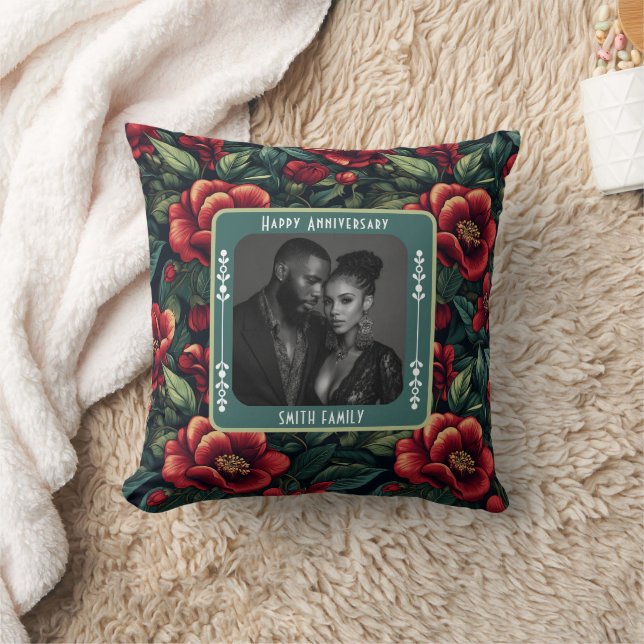 Trendy Romantic 15. Jubiläum Throw Kissen (Decke)