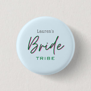 Trendy rosa und blaue Bribe Button