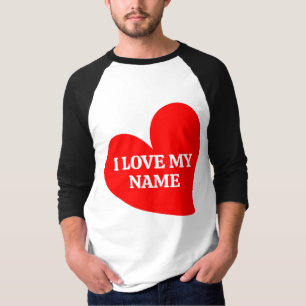TRENDY ROTES HERZ ICH LIEBE MEIN ROMANTISCHER VALE T-Shirt