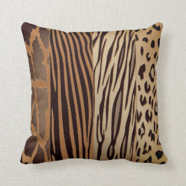 Trendy Rustic Animal Printed Zebra Stripe Pillow Kissen