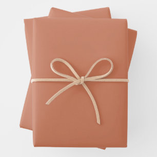 Trendy Rustic Kupfer - Set für Papierumschläge Geschenkpapier Set