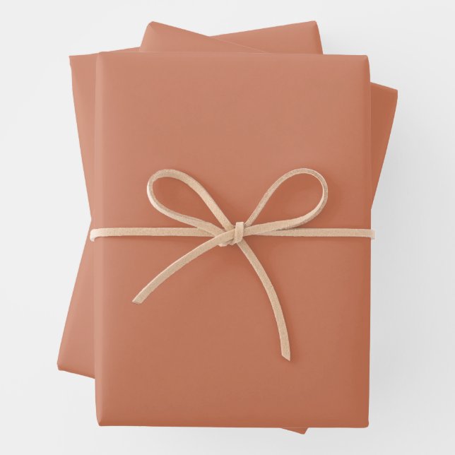 Trendy Rustic Kupfer - Set für Papierumschläge Geschenkpapier Set (Beispiel)