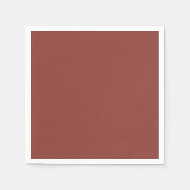 Trendy Rustic Red Brown - Napkins Serviette (Vorderseite)