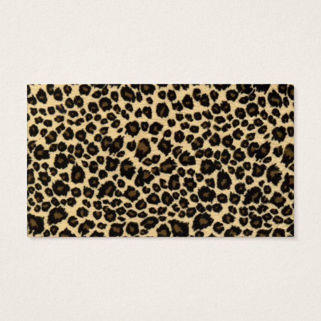 Trendy Safari Leopard Print (Rückseite)