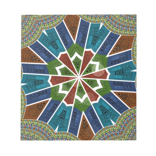 Trendy Sari Design Notizblock (Vorderseite)