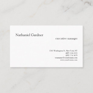 Trendy Schlicht Creative Modern Minimalistisch Visitenkarte