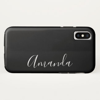 Trendy Script Schriftart (Schwarz) Case-Mate iPhone Hülle