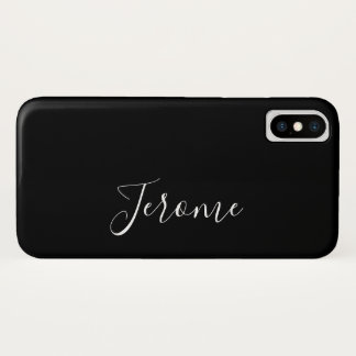 Trendy Script Schriftart (Schwarz) Case-Mate iPhone Hülle