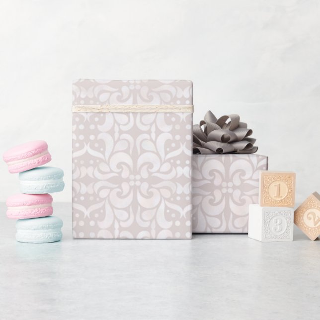 Trendy Shine Geometric Muster Geschenkpapier (Babyparty)
